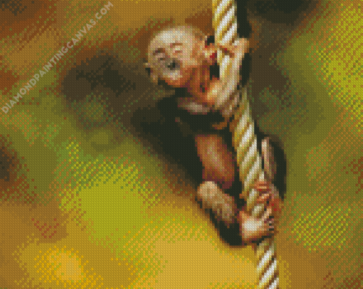 Baby Monkey Ape Diamond Painting