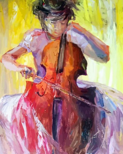 Ballerina And Violin Diamond Painting