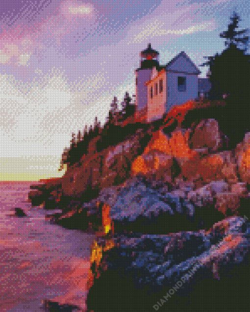 Bass Harbor Lighthouse Diamond Painting