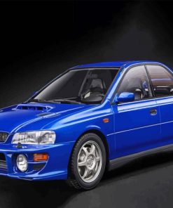 Blue Subaru Impreza Wrx Diamond Painting