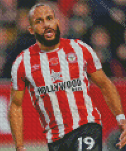 Bryan Mbeumo Brentford Football Player Diamond Painting