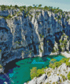 Calanques Landscape Diamond Painting