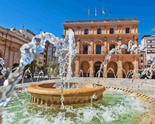 Castellon City Square Diamond Painting