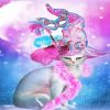 Cat In Witch Hat Diamond Painting