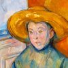 Child With Straw Hat Diamond Painting