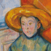 Child With Straw Hat Diamond Painting