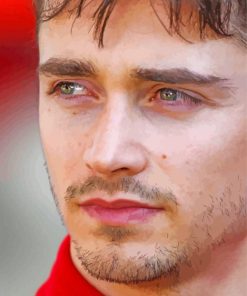 Close Up Charles Leclerc Diamond Painting