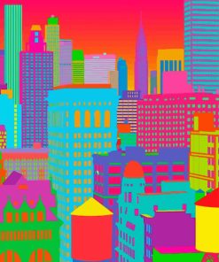 Colorful New York Diamond Painting