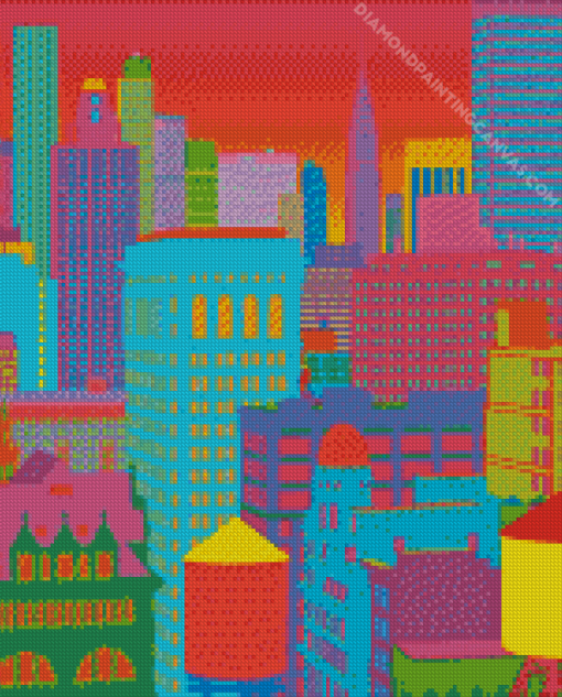 Colorful New York Diamond Painting