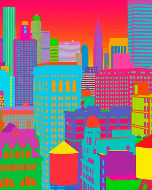 Colorful New York Diamond Painting