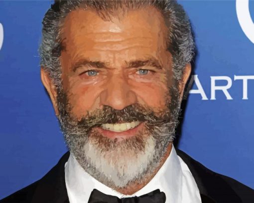 Cool Mel Gibson Diamond Painting