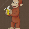 Cute Curious George Diamond Painting