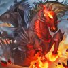 Devil Horse From Hell Diamond Painting