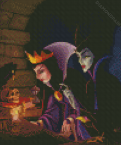 Evil Queen And Maleficent Diamond Painting