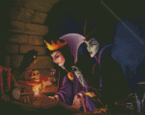 Evil Queen And Maleficent Diamond Painting