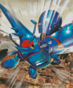 Flying Heracross Diamond Painting