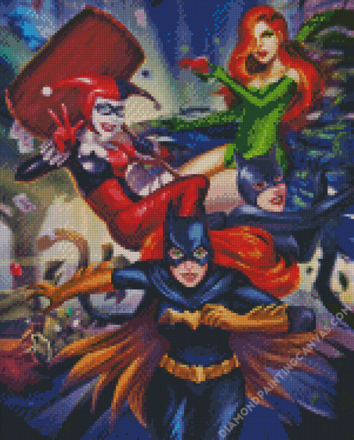 Girls Of Gotham Diamond Painting