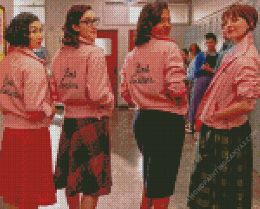 Grease Pink Ladies Diamond Painting