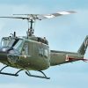 Green Huey Helicopters Diamond Painting