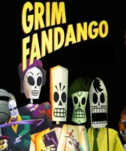 Grim Fandango Game Poster Diamond Painting