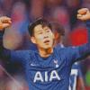 Heung Min Tottenham Diamond Painting