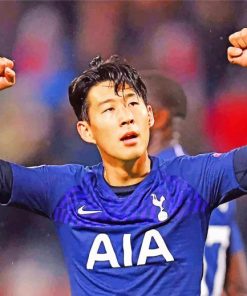 Heung Min Tottenham Diamond Painting