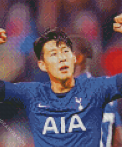 Heung Min Tottenham Diamond Painting