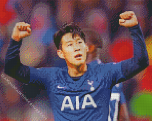 Heung Min Tottenham Diamond Painting