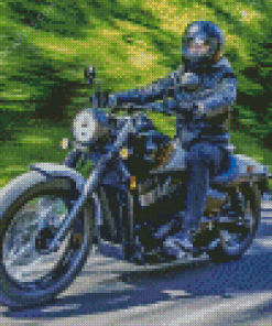 Honda Shadow On The Road Diamond Painting