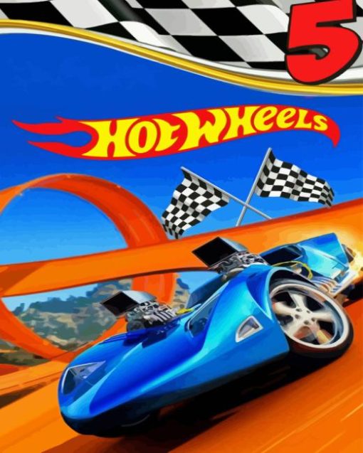 Hot Wheels Cars Race Diamond Painting