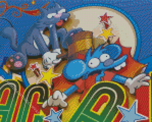 Itchy And Scratchy Diamond Painting