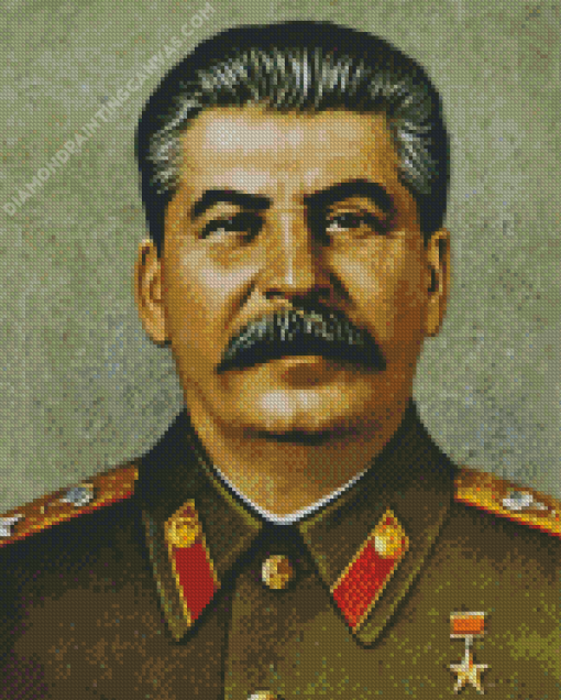 Joseph Stalin Portrait Diamond Painting