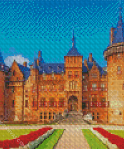 Kasteel De Haar Building Diamond Painting