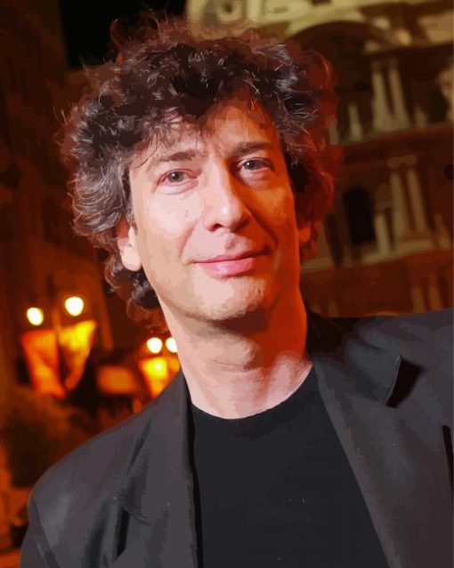 Neil Gaiman Diamond Painting