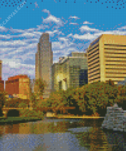 Omaha City Nebraska Diamond Painting