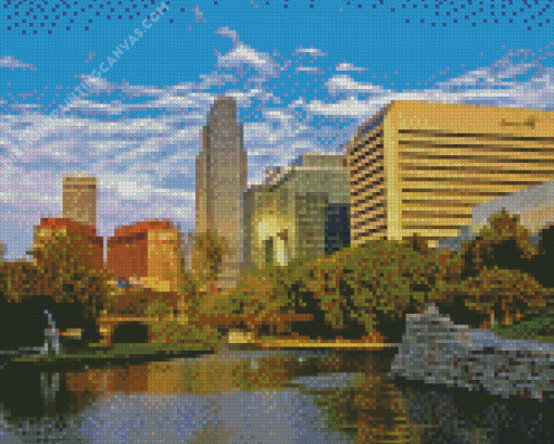 Omaha City Nebraska Diamond Painting