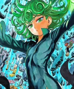 One Punch Man Tatsumaki Diamond Painting