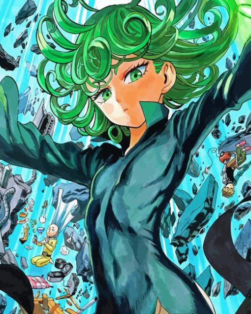 One Punch Man Tatsumaki Diamond Painting