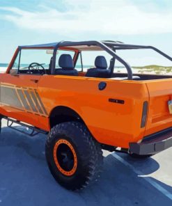 Orange Scout II Car Diamond Painting