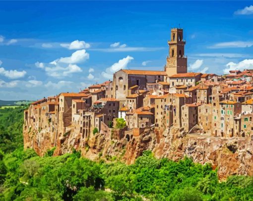 Pitigliano Italy Diamond Painting