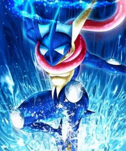 Pokemon Greninja Diamond Painting