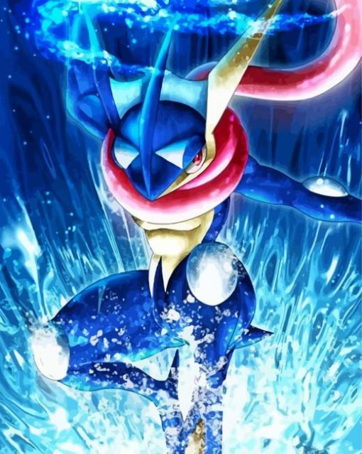 Pokemon Greninja Diamond Painting