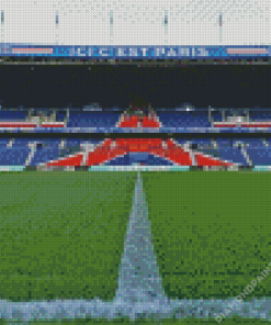 Psg Stadium In Paris Diamond Painting