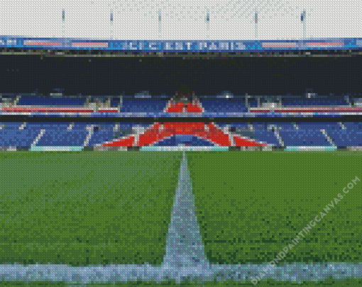 Psg Stadium In Paris Diamond Painting