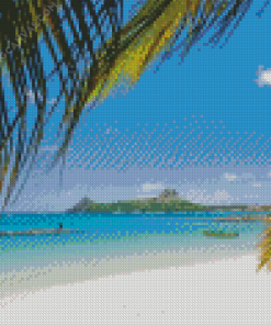 Saint Lucia Beach Diamond Painting