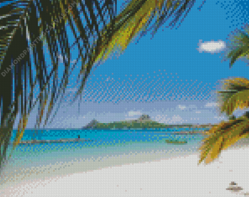 Saint Lucia Beach Diamond Painting