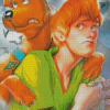 Scooby Doo And Shaggy Cartoon Diamond Painting