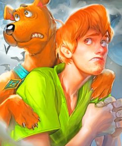 Scooby Doo And Shaggy Cartoon Diamond Painting