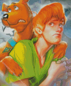 Scooby Doo And Shaggy Cartoon Diamond Painting