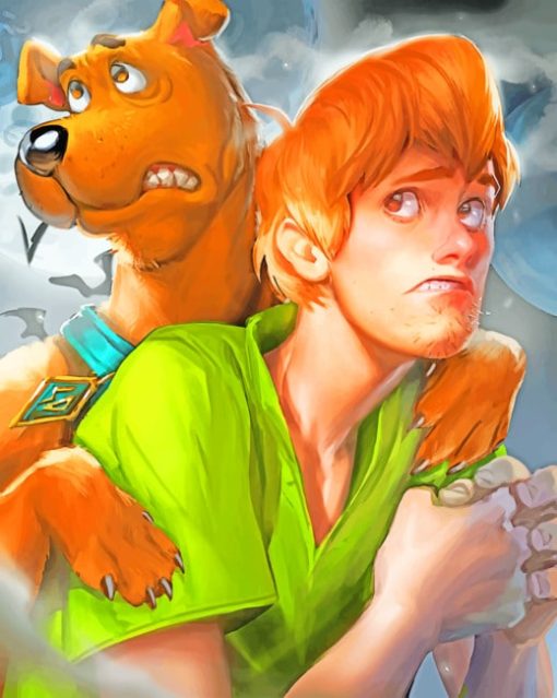 Scooby Doo And Shaggy Cartoon Diamond Painting